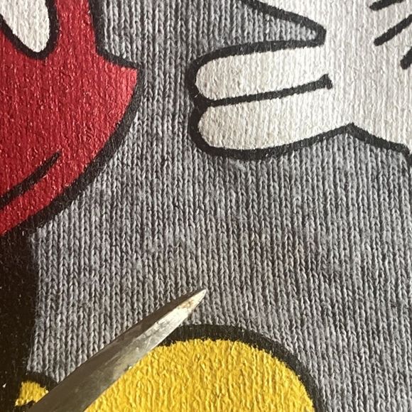 Juniors Vintage XXL Disney Mickey & Minnie Gray & Black Top - Picture 4 of 9